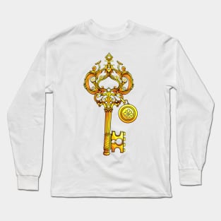 Cute Golden Key to Success Long Sleeve T-Shirt